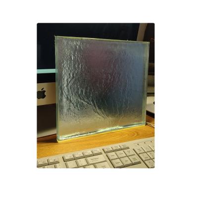 China Customized Glass Simple Style Mirror Texture Back Style Glass For Decoration Tempered Hot Melt Glass for sale