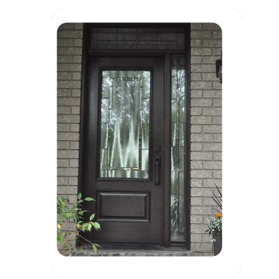 China Yard Stained Glass Inserts For Door Wholesale Leaded Glass Door Inserts With Tempered Glass for sale