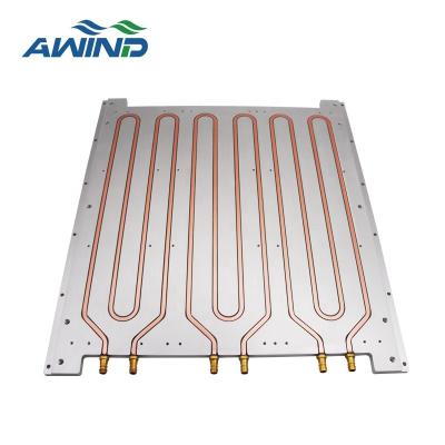 China High Power Equipment High Power Water Cooled Radiator Customized Thermal Liquid Cold Plate Aluminum Water Cooler Block For Car Battery for sale