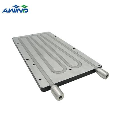 China Refrigeration Parts Black Anodized Steel Large CPU Heatsink GPU AMD Aluminum Plate Surface Radiator Plate Through Extended Cooling Liquid Cold Block Water for sale