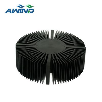 China Spot led lights high power custom length aluminum sunflower led heatsink circular eletronic led module high bay heatsink 35mm series for sale