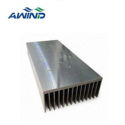 China Al6063 T5 Heatsink Customized Square Machining Aluminum Extrusion Heatsink CNC Machining Aluminum Extruded Heatsink Case For 100w Led for sale