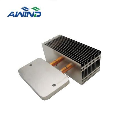 China Precision Zipper Pin Fin Cpu Machine Heatsink CPU Tower Loop Fin Heatsink Customized Dual Gear With Heat Pipe for sale