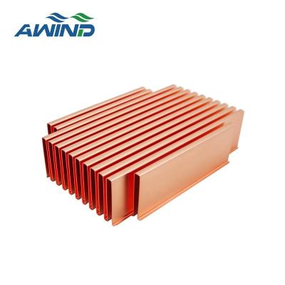 China Heatsink High Power 300watt 500w Shenzhen Heatsink Pure Copper Flat Bent Fin Heatsink For LED Strip Light Heatsink 300mm for sale