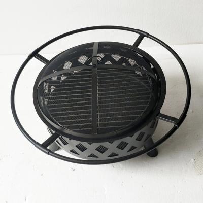 China Camp USA Popular Garden Treasures Fire Pit Fire Basket Fire Bowl With Charcoal Brazier Grill for sale