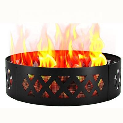 China Stocked Metal Wood Fire Outdoor Burning Camping Ring for sale