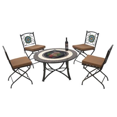 China Amazon Modern Modern Fire Pit Outdoor Fire Pit Table Set Garden Furniture for sale