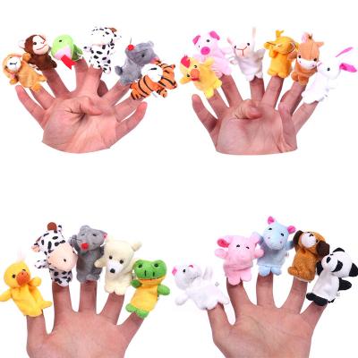 China L7cm Plush Size and Plush Material Plush Finger Puppet, Cheap Story Helper Toys Animal Finger Puppet Plush Finger Puppets for sale