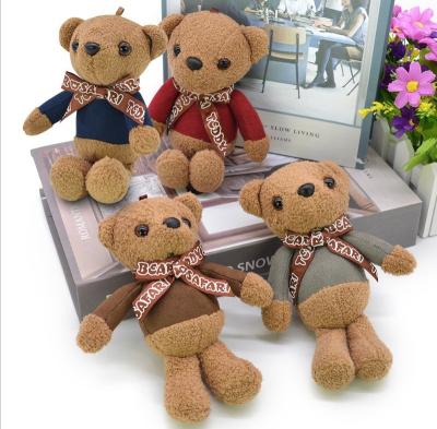 China Cheap Custom Cute Stuffed Mini Stuffed Plush Key Chain Bear Stuffed Plush Toy Teddy Bear Key Chain Bear for sale