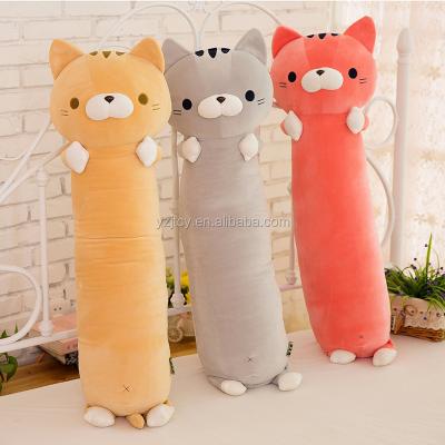 China Free Sample New Products Stuffed Animal Funny Plush Toys Baby Cat Pillow for sale