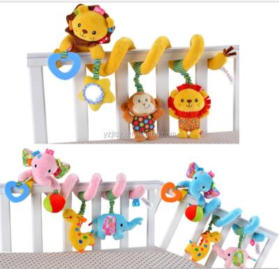 China Custom Soft Plush Rattle Bell Plush Crib Baby Crib Toys Hanging Toy/Baby Crib Hanging Plush/Baby Crib Animals for sale