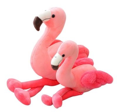 China Factory Cheap Price Plush Toy Pink Flamingo Cute High Quality Babies Stuffed Flamingo Toys Doll Soft Stuffed Animal Toy for sale