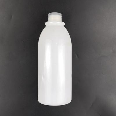 China BEAUTY PACKAGING 1000ml 33oz Hot Selling PET White Plastic Round Bottle For Body Lotion Shampoo Hair Conditioner for sale