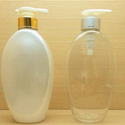 China Lotion/shampoo/hair conditioner/detergent/essential oil 500ml 16oz flat oval shape plastic bottles container for lotion/shampoo/hair conditioner/detergent/essential oil for sale