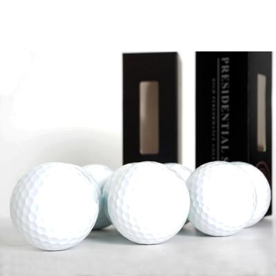 China Custom Wholesale White Smart Antique Urethane Soft Logo Private Label Profession Tournament Forming 3 Pcs Seat Golf Balls Golf Ball for sale