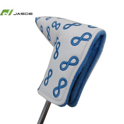 China Unique Custom PU/Polyester/Wool/Acrylic Golf Putter Head Covers For Blade Putter Mallet Putter for sale