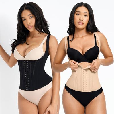 China 15 Built-In Steel Bone Girdle Body Shaper Vest for Women's U-Shaped Chest Support for sale