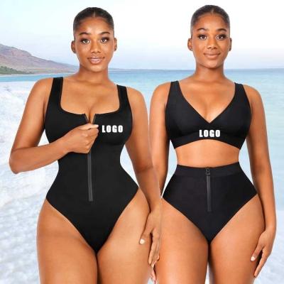 China Custom Shapewear Zwemkleding Strandkleding met Logo Vrouwen Fitness Zwemkleding 2023 Custom Logo Te koop