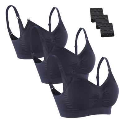 China Nursing Bra Comfortable and Breathable Push Up with Solid Pattern Type by HEXIN for sale