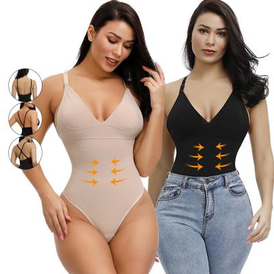 China 5XL HEXIN High Waist Thong Full Body Shaper Nonwoven Style voor buikcontrole en billifting Te koop