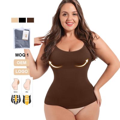 China Plus size dames naadloze shapewear top met gepoede billen HEXIN 2023 Te koop