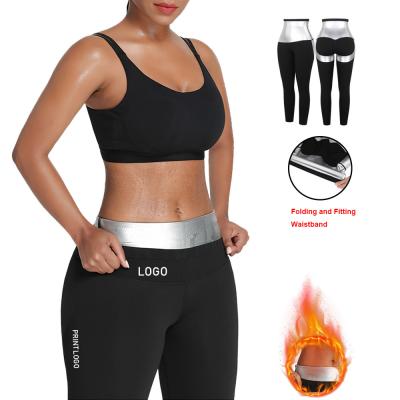 China Neoprene Waist Trainer Sports Yoga Pants Leggings for Fat Burning Weight Loss by HEXIN for sale