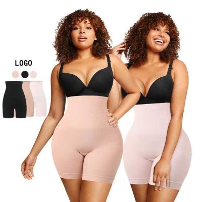 China Hoge taille plus grootte heupversterker naadloze kontlifter korte broek shapewear voor vrouwen Te koop