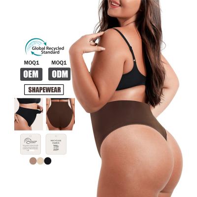 China HEXIN Moda Eco Amigable Negro Tamaño Plus Mujeres Body Shaper Tanga Muebles de Estiramiento en venta