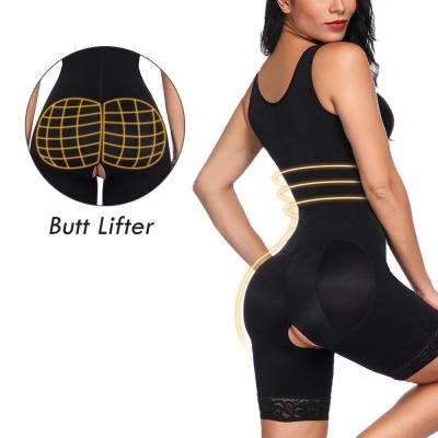 China QUICK DRY HEXIN Women Bodysuit Waist Trainer Shaper Shapewear Bodysuit for sale