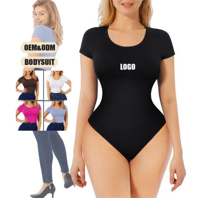 China Control Level Firm HEXIN Women's Seamless Bodysuit Shapewear for a Flawless Figure for sale