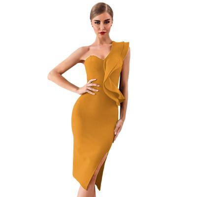 China HEXIN 24 Hours Shipping High Waist Casual Dresses for Women 90% Polyester 10% Spandex for sale