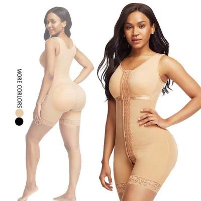 China HEXIN Full Body Shaper 5XL BBL Stage 2 3 Postpartum Post Surgery Spandex Nylon Waist Trainer Corset Shapewear for sale