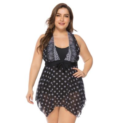 China 24 Hour Shipping Plus Size Bikini Dress with 82%Nylon 18%Elastane Material Included for sale