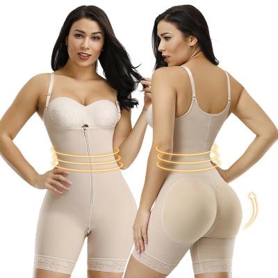 China Adjustable Hooks Women Fat Tummy Control Body Shaper Shapewear For Women Firm Control Level for sale