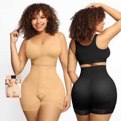 China OEM High Waist Buik Afslanking Butt Lifter Waist Trainer ShapeWear BBL Shorts voor vrouwen Te koop