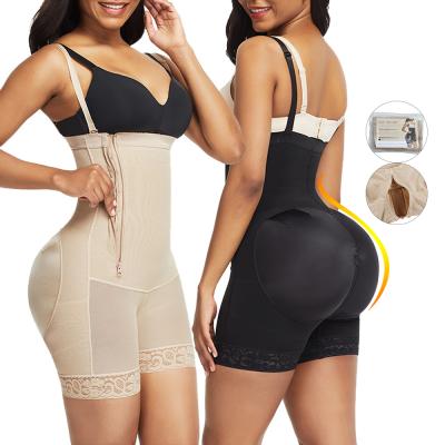 China Customized Logo Printing 5XL Thermal Waist Trainer Zipper Tummy Shaper for Women Te koop