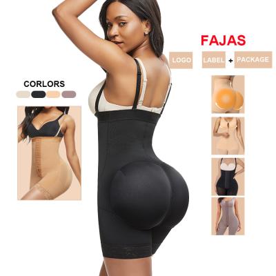 China Weaving method nonwoven 5XL HEXIN Colombian Shapewear for Post Surgery Butt Lifting for sale