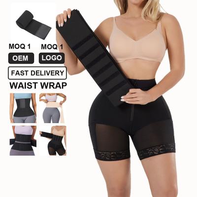 Cina Ferm Control Waist Trainer con fascia a maglia a maglia e bendaggio in lattice in vendita