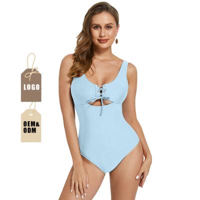 China HEXIN 2022 Private Label Beachwear High Waist Tummy Control Two Pieces Bikini for Women for sale