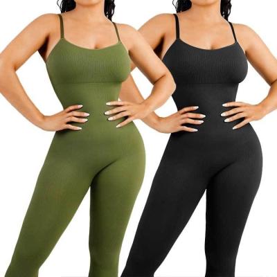 Chine Plus taille sans couture en une pièce étroite de l'entraînement Bodyjumpsuits de forme pour les femmes Controle du ventre à vendre