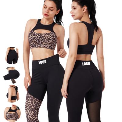 China AS SHOW HEXIN 2022 Custom High Waist Seamless Two Pieces Fitness Gym Sets Kleding Te koop