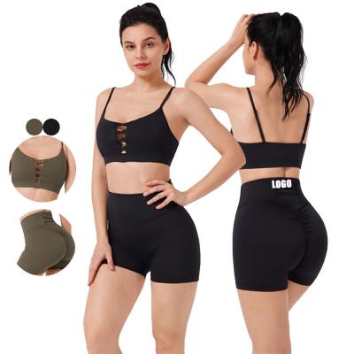 China High Waist Seamless Gym Leggings Active Wear Yoga Set voor vrouwen en aangepast ontwerp Te koop