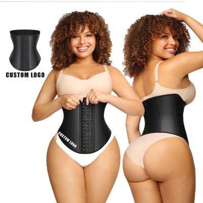 China Standard Thickness QUICK DRY Rubber Steel Bone Slim Corset Waist Trainer Belt Shaper for sale