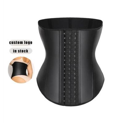 China Breathable Steel Bone Waist Trainer Corset with Logo and Tummy Control in S-6XL by HEXIN for sale