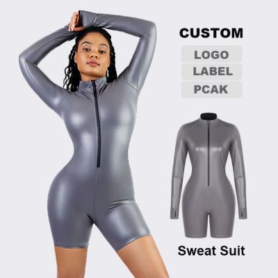 China Sportlicher und funktioneller One-Piece Long Sleeved Jumpsuit Sportbekleidung mit individuellem Logo zu verkaufen