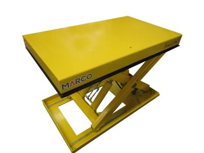 China 1000kg Marco Hydraulic Single Scissor Lift Table with Hoyer Motor and Bucher Pump Explosion-Proof Design for sale