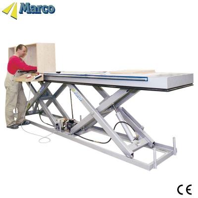 Chine 1 tonne grue d'atelier d'isolation Marco table élévatrice à deux ciseaux avec homologation CE à vendre