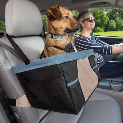 China Asiento de carro del aumentador de presión del perro del gato con el correo con clip de la seguridad para los pequeños gatos y perros medios en venta