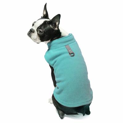 China Kleine Hundepullover-Vlies-Jacke mit Leinen-Ring zu verkaufen