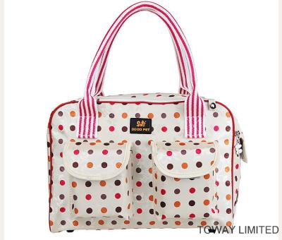 China Mode-Dots Outdoor Dog Carrier Portable-Haustier-Versorgungs-Haustier-Taschen zu verkaufen